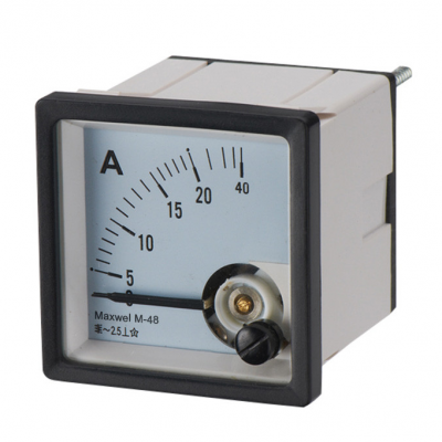 Moving coil instruments frequency meter pointer type